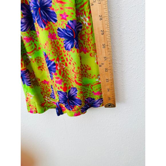 I AM GIA Green Floral Cutout Halter Keyhole Mini Dress Women’s S - Picture 12 of 12